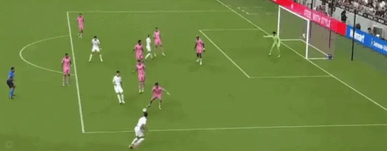 2球1助攻，梅西当选迈阿密国际4-2圣路易斯全场最佳球员
